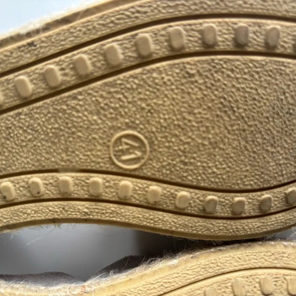 Verbenas Carmen Serraje Piedra Suede Espadrille Flat Shoes Size 41/ US 10.5/11 - Picture 13 of 16